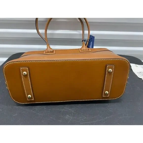 Dooney & Bourke Beacon Vachetta Leather Zip Tote TAN BROWN NWTS PURSE GORGEOUS - Picture 5 of 9